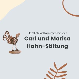 Die Carl und Marisa Hahn-Stiftung freut sich, ein Teil der Stiftungslandschaft Wolfsburg zu sein und sich hier vorstellen zu dürfen.

Wir möchten uns als eine Stiftung präsentieren, die mit vielfältigen Förderungen und Aktivitäten einen positiven Beitrag zur Gesellschaft leistet.

Auf unserer Website https://hahn-stiftung.org/ finden sie weitere Informationen über unsere Arbeit sowie aktuelle Projekte.